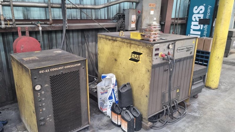 10′ x 20′ ESAB Avenger X-5000 Plasma Table, 2015 – Plasmarc 601