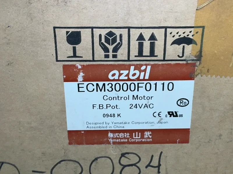 YAMATAKE CORPORATION AZBIL CONTROL MOTOR   -  ECM3000F0110