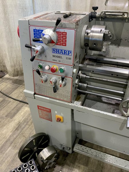13" X 40" SHARP MODEL 1340 ENGINE LATHE: STOCK #80781