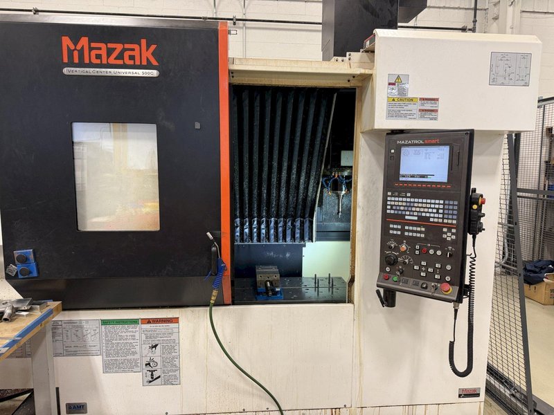 2015 Used Mazak VCU-500U 3X CNC Vertical Machining Center For Sale