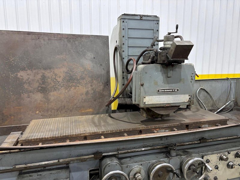 20" X 80" OKAMOTO MODEL #PSG 205 3 AXIS HORIZONTAL PRECISION SURFACE GRINDER: YOBRO #24516