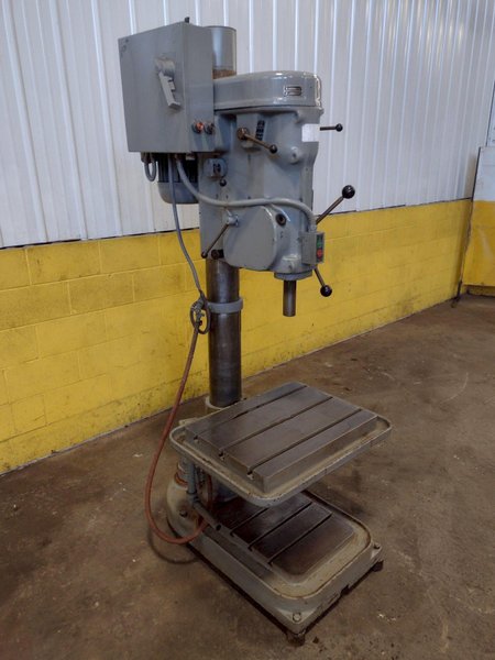 24" TOS MODEL #VS32 GEARED HEAD DRILL PRESS WITH POWER DOWNFEED: STOCK 17363