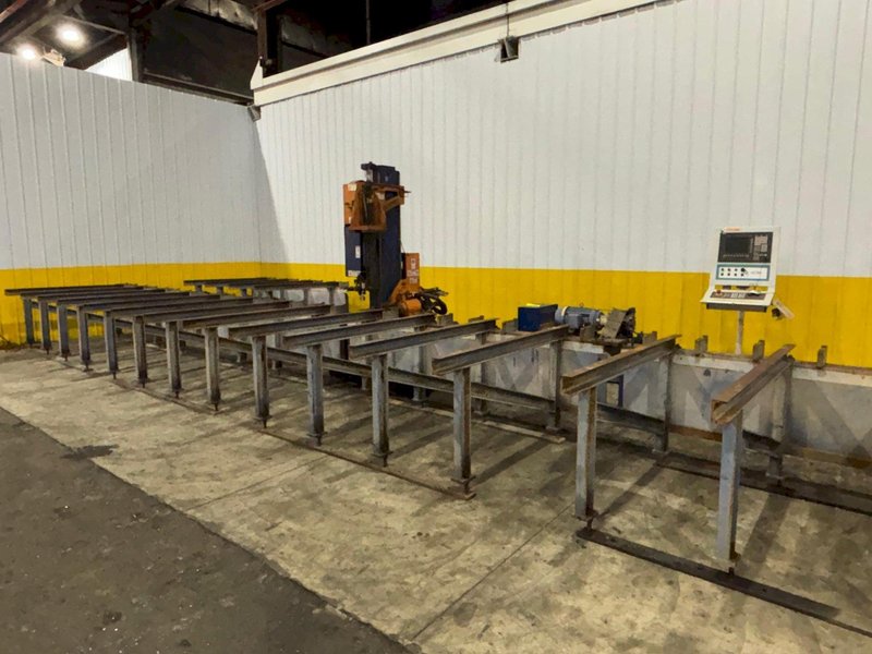 2&quot; X 60&#039; PEDDINGHAUS MODEL #1000/1B OCEAN AVENGER CNC STRUCTURAL BEAM DRILL LINE 2008: YOBRO #23978