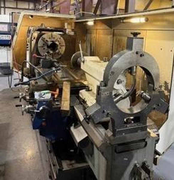 2007 WEILER E90-3000 Hollow Spindle CNC Lathe - High Torque, Siemens Control
