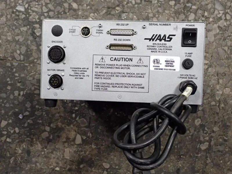 HAAS AUTOMATION INC BRUSHLESS ROTARY CONTROL