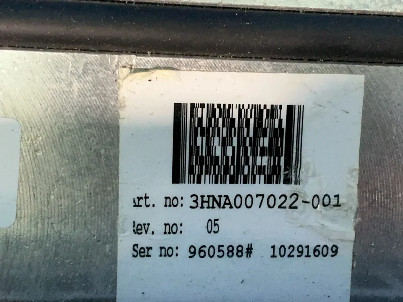 ABB ROBOTIC VALVE CONTROLLER  -  3HNA007022-001