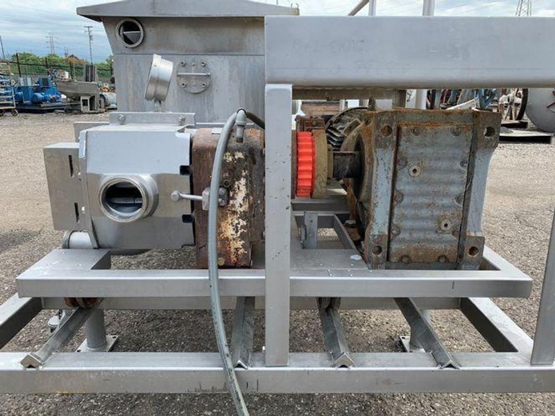 APV 10" 10" APV Discharge Screw Conveyor, S/S, 20 HP