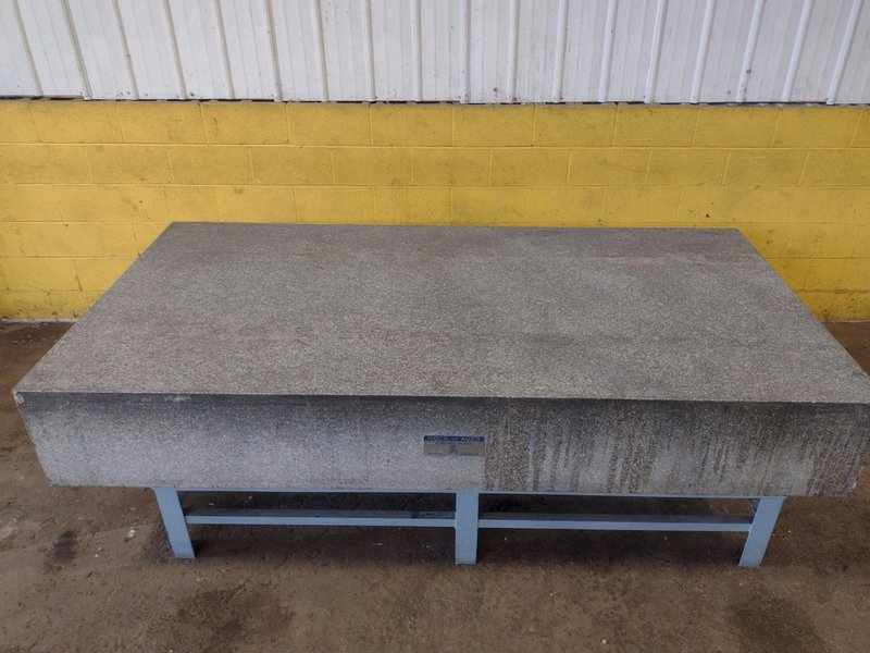 8&#039; X 4&#039; X 14&quot; ROCK OF AGES PRECISION LAYOUT INSPECTION GRANITE TABLE: STOCK #23787