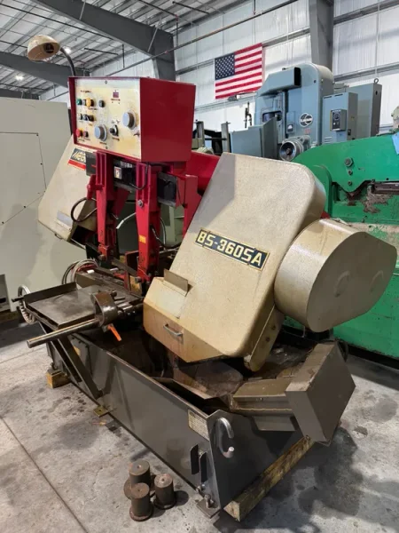 MEGA BS-360SA Semi-Automatic Horizontal Band Saw 2007’ #7650