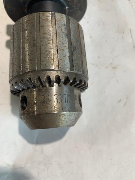 JACOBS No. 34-33 DRILL CHUCK 33 TAPER  0-1/2&quot; CAP.: STOCK #15178