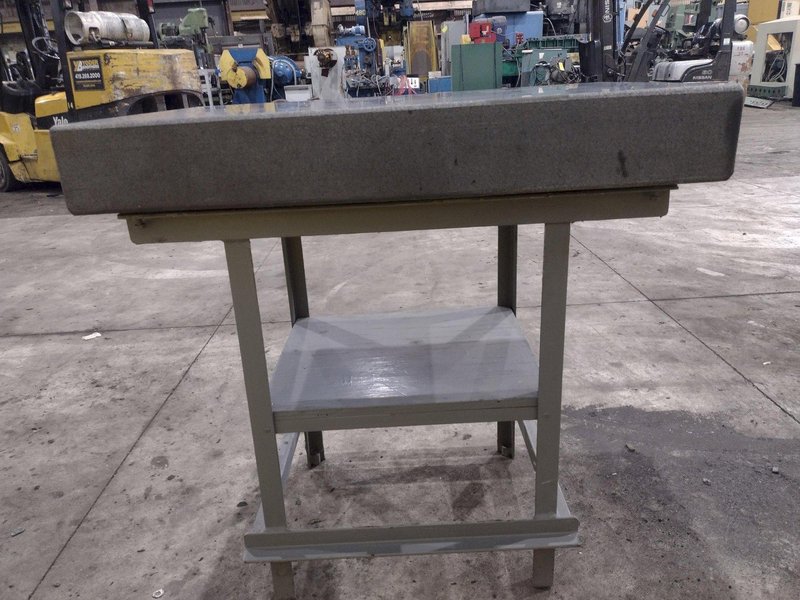 36&quot; X 24&quot; X 5&quot; CHALLENGE GRAY GRANITE SURFACE PLATE ON STAND: STOCK #23417