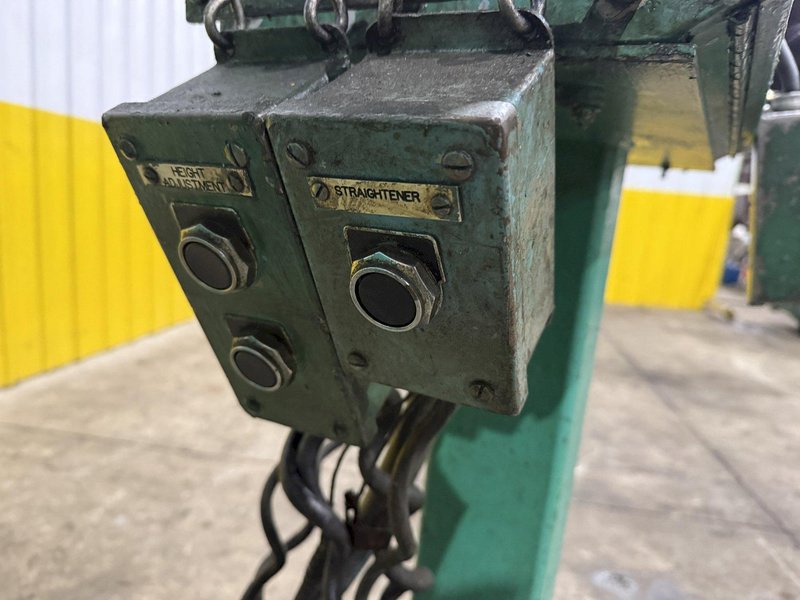 10,000 LBS X 24" X .105" ROWE ENTRY SERVO FEED LINE, COIL CAR, REEL, STRAIGHTENER, INDRAMAT SERVO FEED: YOBRO #24518