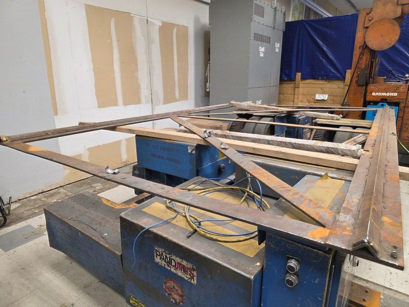 PANDJIRIS MODEL #PR100 POWERED TANK TURNING ROLLS: YOBRO #24351