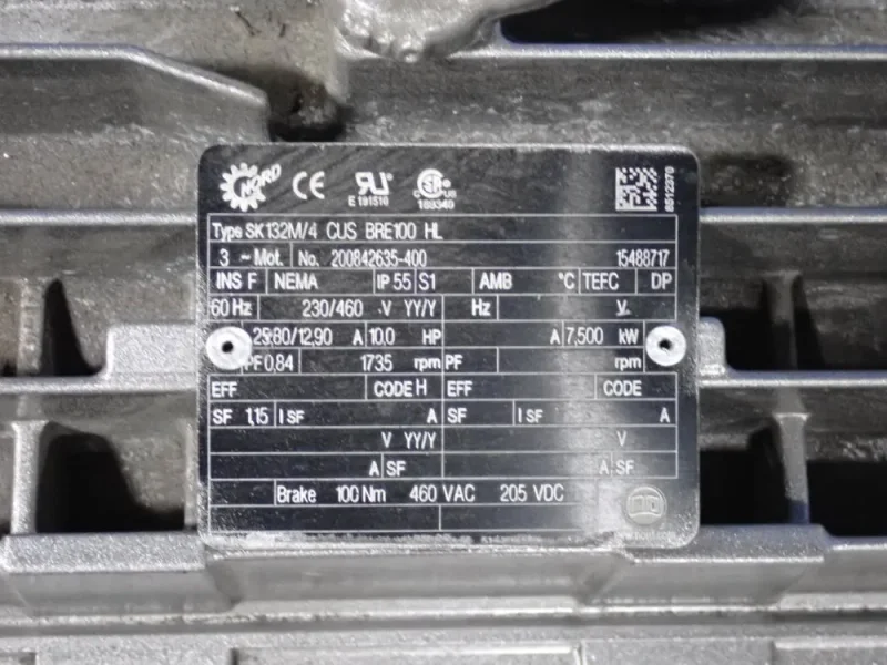 NORD 10 HP GEAR DRIVE