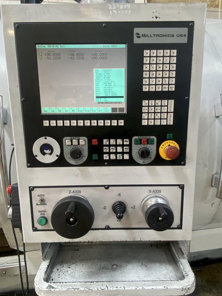 Milltronics ML40/160 Big Bore CNC Flat Bed Engine Lathe, S/N 11251, New 2010.
