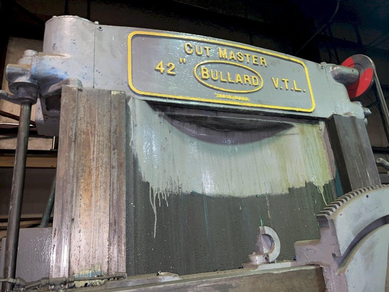 42” BULLARD CUTMASTER 4-JAW VERTICAL TURRET LATHE. STOCK # 0737021