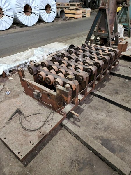 72" X .250" 23 ROLL MACHINE CONCEPTS 5-HI CORRECTIVE PRECISION LEVELER. STOCK # 0984426