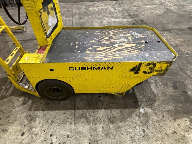 36 VOLT CUSHMAN MODEL 898361 STOCK CHASER/TUGGER CART: YOBRO #24651