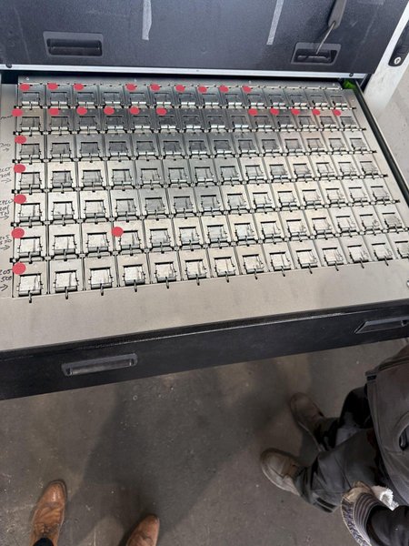 9-DRAWER MATRIX SERIES 4 COMPUTERIZED HARDWARE CABINET. STOCK # 0999924.