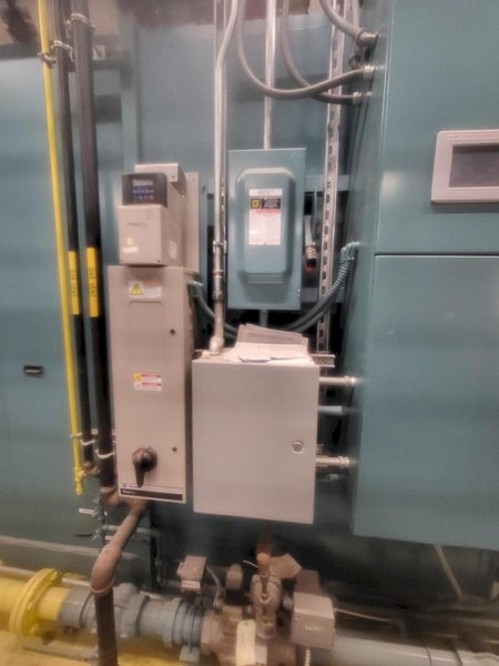 12.5 MMBTU Cleaver-Brooks FLX-200-1250-160HW Gas-Fired Hot Water Boiler