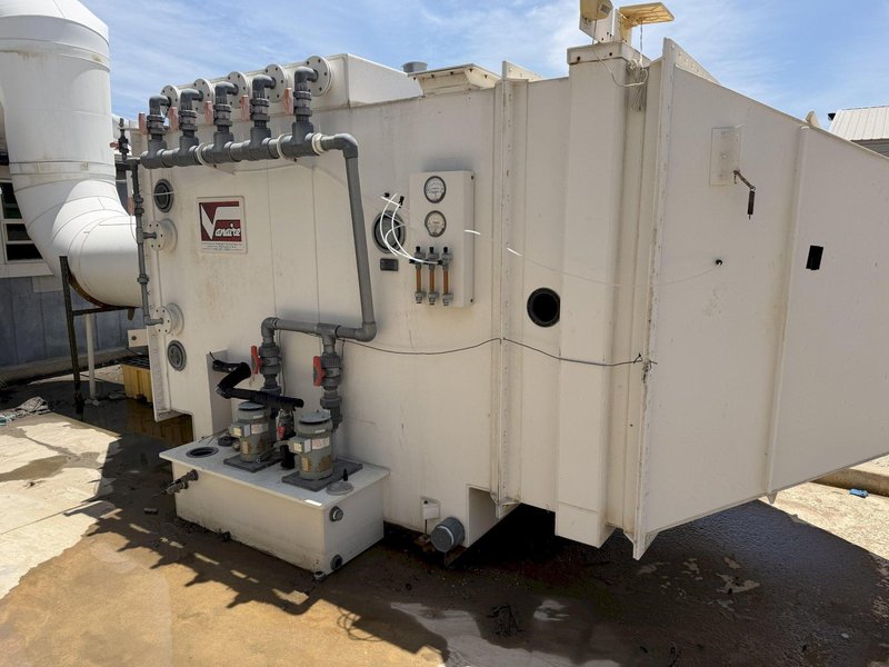 21,000 CFM CAPACITY VANAIRE MODEL #HF150 FUME COLLECTOR &amp; WET AIR SCRUBBER: YOBRO #25319