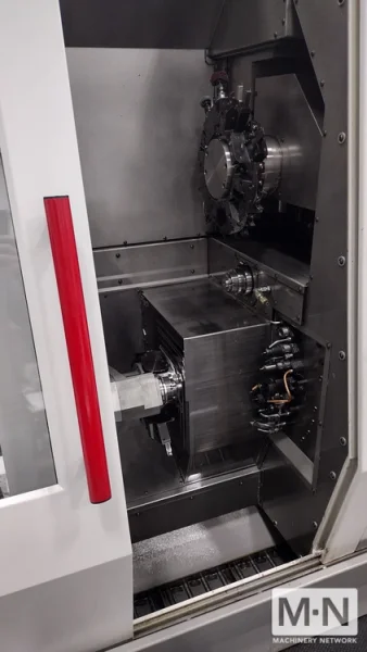 TRAUB TNL 18-7 CNC Swiss Lathe, 2012 w/ FMB Bar Feeder (7-Axis)