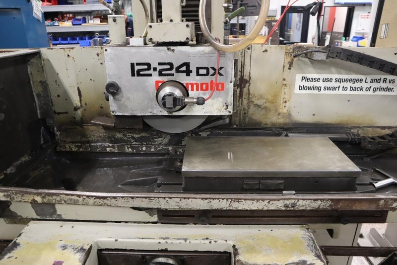 Okamoto ACC12.24 DX Automatic Surface Grinder, 12&quot;x 24&quot;, Incremental Downfeed, Over Wheel Dresser,  Coolant