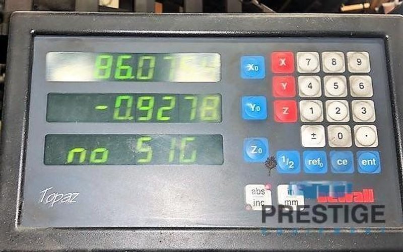 Summit SC2000 78&quot; Vertical Boring Mill