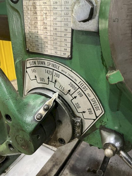 4' X 9' CARLTON MODEL #0A RADIAL ARM DRILL: YOBRO #25883