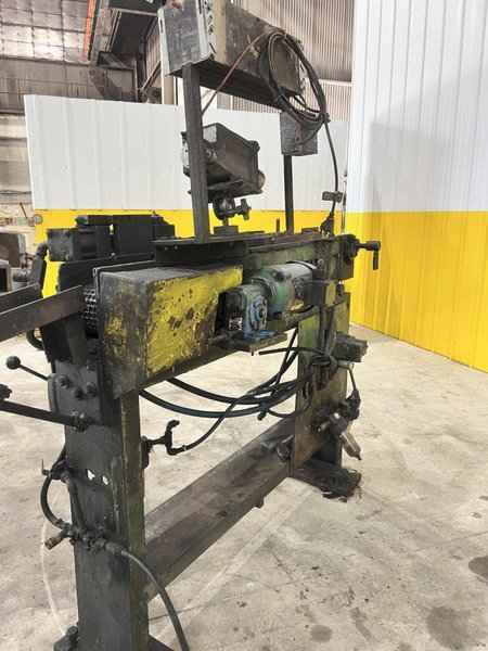 INFEED BILLET CONVEYOR WITH WILLIAMSON PYROMETER HEAT DETECTOR: STOCK #21084