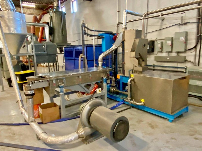 Xinda SHJ-65 Twin-Screw Compounding / Reactive Extrusion Line with Underwater Pelletizer, 2023