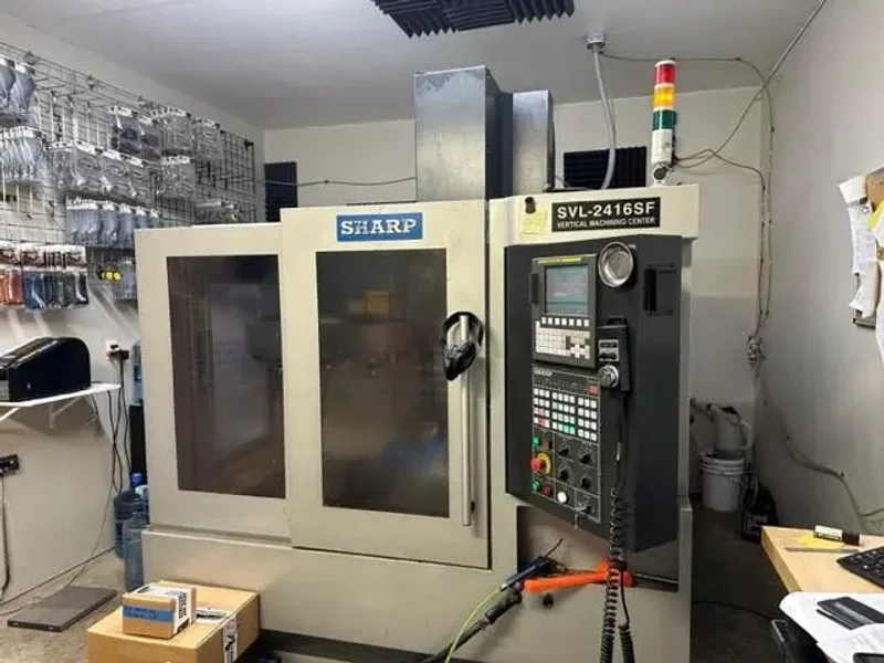 2016 SHARP SVL-2416SF CNC VERTICAL MACHINING CENTER | Machining Centers, Vertical