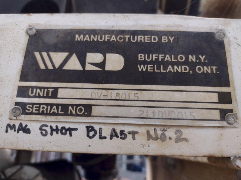 1500 CFM WARD-DEVANSCO MODEL #DV-18015 WET TYPE DUST COLLECTOR: STOCK #18631