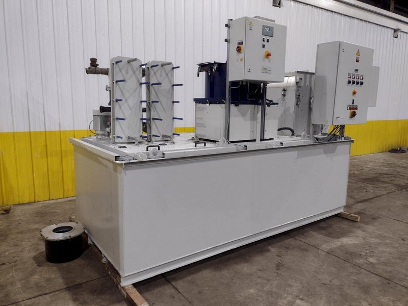 30 GPM ZYKLOMAT MODEL #AKBF-R CONTINUOUS COMPACT BELT FILTER, WITH TURBO-HKS CENTRIFUGE SEPERATOR: YOBRO #24734