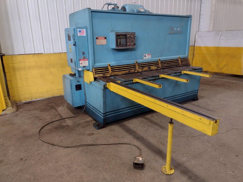 8&#039; x 1/4&quot; MASTER-FAB MODEL #SSB250-8 HYDRAULIC SHEAR: STOCK #18844