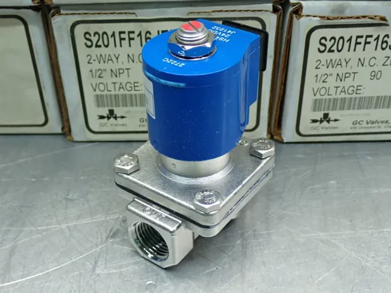 GC VALVES PILOTED SOLENOID VALVE, 15PCS  -  S201FF16J7DG4