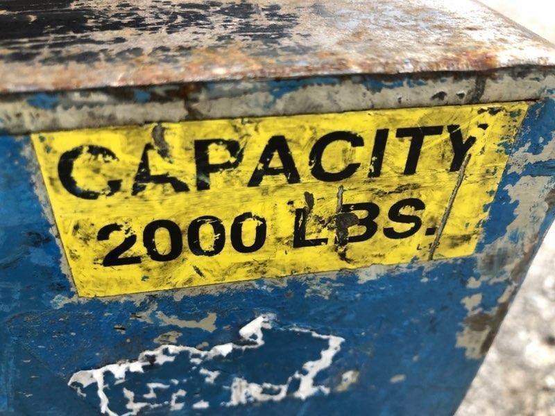 2000 LB X 48" X 96" SOUTHWORTH ELECTRIC HYDRAULIC SCISSOR LIFT TABLE # 3391