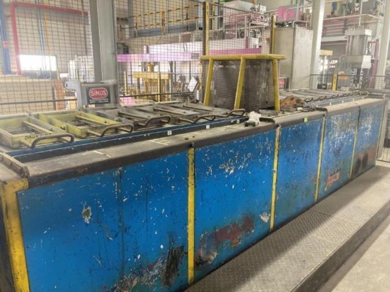 1370 MT SUTTON OIL HYDRAULIC DIRECT EXTRUSION PRESS (14123)