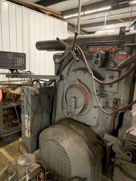 KEARNEY &amp; TRECKER 650TF-20 HORIZONTAL MILLING MACHINE. STOCK # 0952220