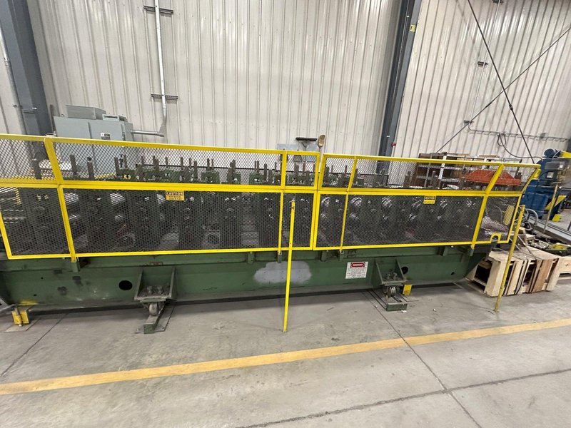 10 &amp; 12 STAND X 2" BRADBURY SIDE BY SIDE U JOINT DRIVE ROLLFORMER: YOBRO #24947