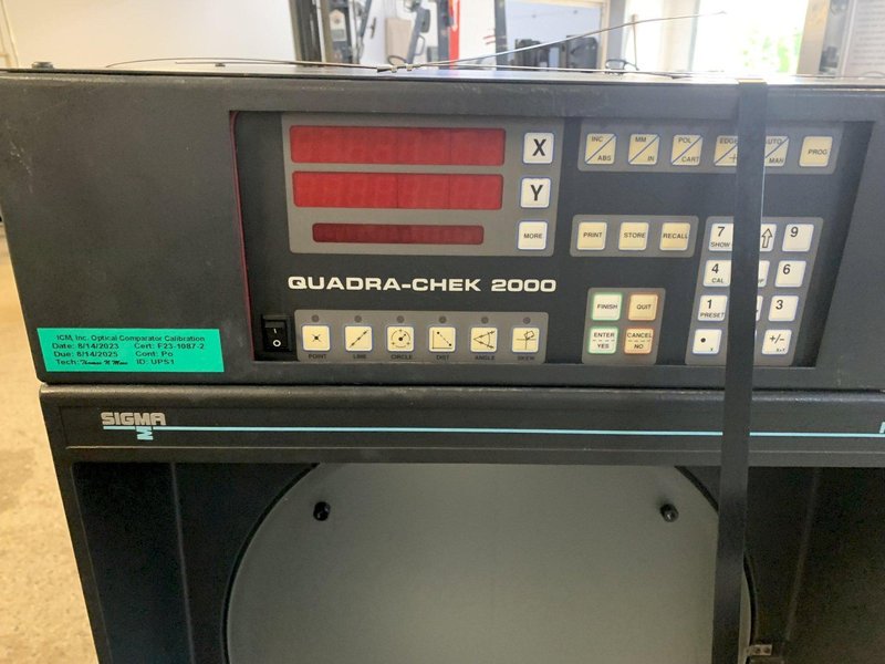 16&quot; Starrett-Sigma Bench Top Optical Comparator