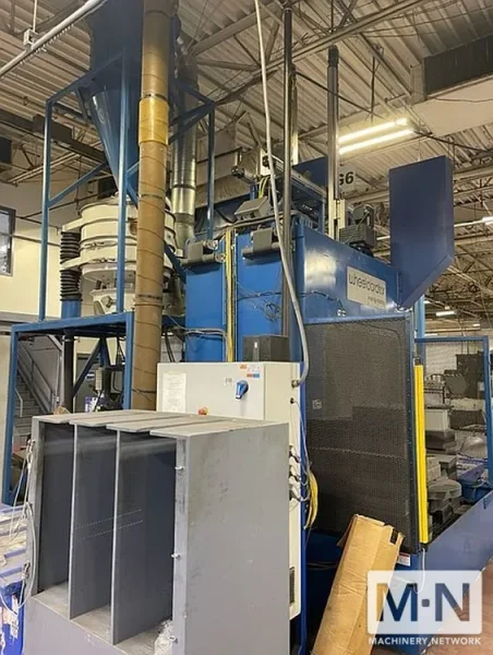 Wheelabrator Automated Turbine Blade Shot Peening Machine