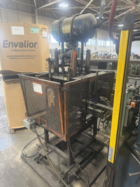 12 TON PNEUPOWR AIRAM MODEL #4P12 PNEUMATIC PRESS 3” STROKE: YOBRO #24862