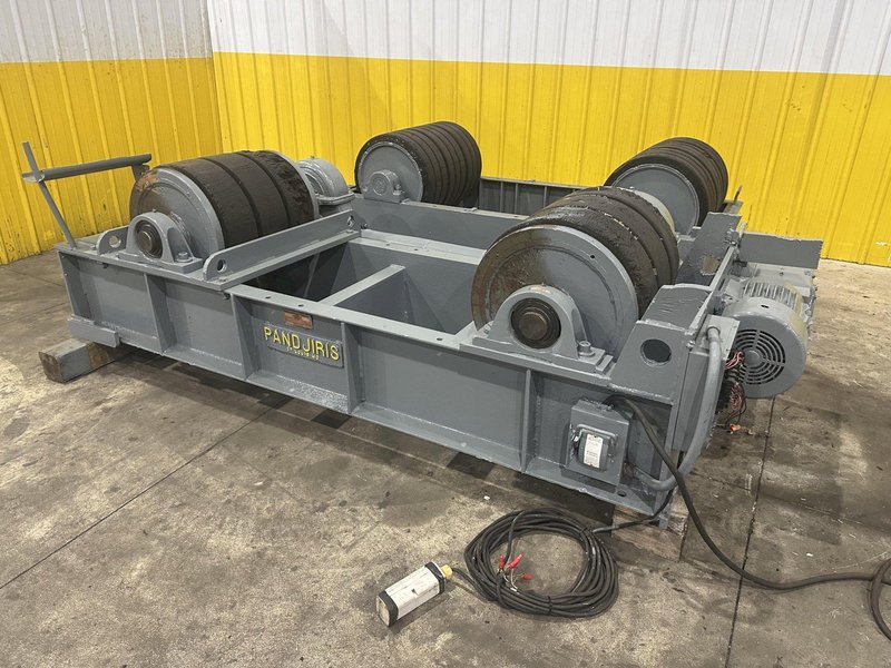 120 TON (240,000 LBS) RANSOME PANDJIRIS POWERED TANK TURNING ROLLS, POWER &amp; IDLER: STOCK #23142
