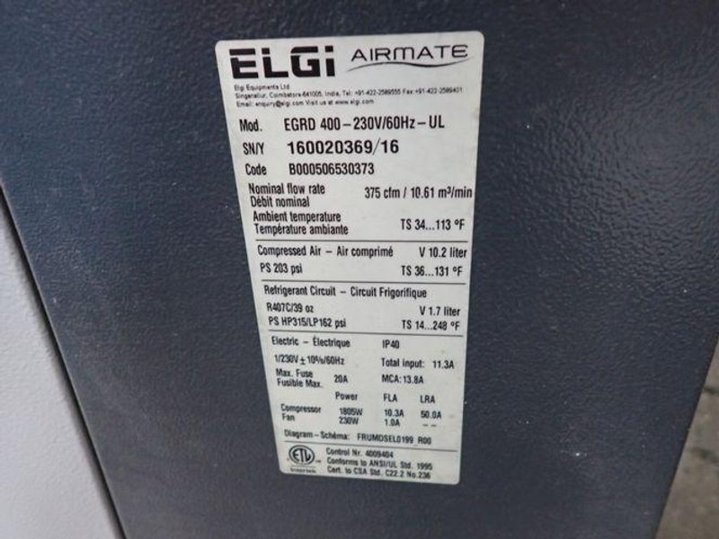 ELGI 30 PSIG AIRMATE AIR DRYER  -  EGRD 400
