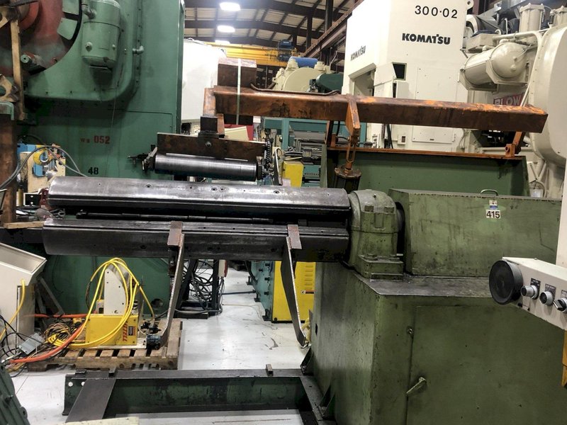 20,000 lbs. Rowe Motorized Coil Reel For Sale Model# 20060DSV Coil Un-coiler