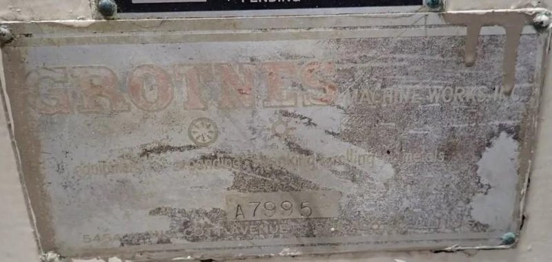 19 SEGMENT GROTNES MECHANICAL EXPANDER / SHRINKER PARTS SIZING MACHINE: STOCK #19904