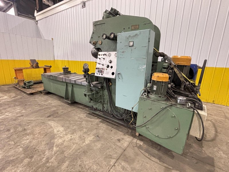 1/2&quot; X 13&#039; BOLDRINI MODEL #RIB0-13-HY HYDRAULIC HEAD FLANGER &amp; DISHING MACHINE: STOCK #23190