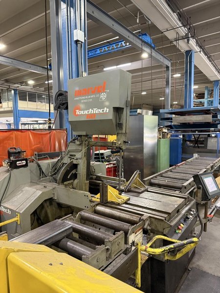 25″ x 20″ Marvel E2125TS TouchTech 60 Automatic Horizontal Bandsaw, 2001