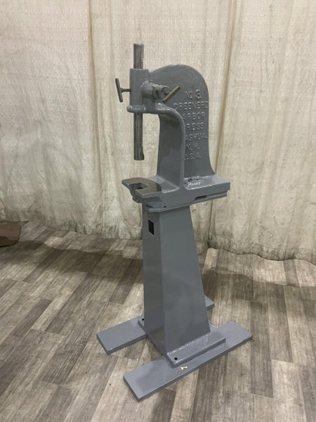 3 TON GREENERD NO.3 ARBOR PRESS ON STAND: STOCK #81081